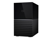 WD My Book Duo WDBFBE0080JBK - Hårddiskarray - 8 TB - 2 fack - HDD 4 TB x 2 - USB 3.1 (extern) WDBFBE0080JBK-EESN