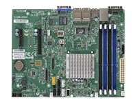 SUPERMICRO A1SRM-2558F - Moderkort - micro ATX - Intel Atom C2558 - 4 x Gigabit LAN - inbyggda grafiken MBD-A1SRM-2558F-B