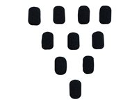 BlueParrott - Mikrofonblåsskydd för headset (paket om 10) - för BlueParrott C400-XT 204228