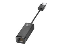 HP - Nätverksadapter - USB 3.0 - Gigabit Ethernet - för Chromebook 14 G6; DesignJet T1708, Z6dr, Z9+dr; Elite x2; EliteBook 830 G6; EliteBook x360 N7P47AA#AC3