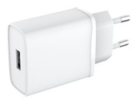 Vision - Strömadapter - 18 Watt - 3 A - QC 3.0 (power CEE 7/7) - vit TC-PUSBAEU/18