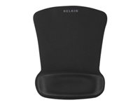 Belkin WaveRest Gel Mouse Pad - Mustablett med handledskudde - svart F8E262-BLK
