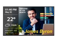 LG 55UM3DG-B - 55" Diagonal klass UM3DG Series LED-skärm - digital skyltning - 4K UHD (2160p) 3840 x 2160 - svart 55UM3DG-B