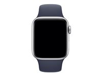 Apple 40mm Sport Band - Klockrem för smart klocka - 130-200 mm - midnattsblå - för Watch (38 mm, 40 mm) MTPH2ZM/A