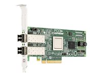 Dell Emulex LPE-12002 - Värdbussadapter - PCIe 2.0 x8 låg profil - 8Gb Fibre Channel x 2 - för PowerEdge R220, R320, T320, T330, T630; PowerEdge R330, R430, R530, R640, R730, R740, R940 406-BBGR