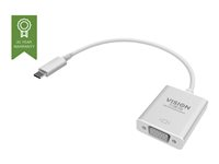 Vision - Extern videoadapter - USB-C 3.1 - VGA - vit - detaljhandel TC-USBCVGA
