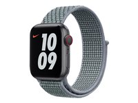Apple 40mm Nike Sport Loop - Klockrem för smart klocka - Regular size - obsidian dimma - demo - för Watch (38 mm, 40 mm) 3H559ZM/A
