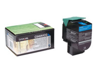Lexmark - Cyan - original - tonerkassett LCCP, LRP - för Lexmark C540, C543, C544, C546, X543, X544, X546, X548 C540A1CG