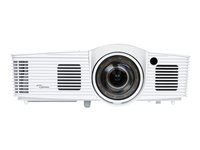Optoma GT1080e - DLP-projektor - bärbar - 3D - 3000 ANSI lumen - Full HD (1920 x 1080) - 16:9 - 1080p - fast objektiv med kort kastavstånd 95.8ZF01GC2E