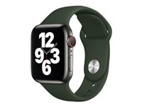 Apple 40mm Sport Band - Klockrem för smart klocka - S/M & M/L size - cyperngrön - demo - för Watch (38 mm, 40 mm) 3H409ZM/A