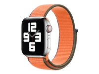 Apple 40mm Sport Loop - Klockrem för smart klocka - Regular size - kumquat - demo - för Watch (38 mm, 40 mm) 3H090ZM/A