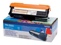 Brother TN325C - Cyan - original - tonerkassett - för Brother DCP-9055, DCP-9270, HL-4140, HL-4150, HL-4570, MFC-9460, MFC-9465, MFC-9970 TN325C