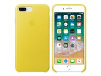 Apple - Baksidesskydd för mobiltelefon - läder - vårgul - för iPhone 7 Plus, 8 Plus MRGC2ZM/A