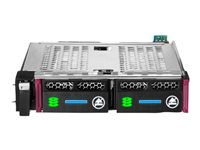 HPE Dual Read Intensive - Solid state drive - 960 GB - hot-swap - 2,5 tum/2x M.2 delat - SATA 6Gb/s - med HPE Smart Carrier M.2 P06609-B21
