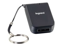 C2G USB-C to DisplayPort Travel Adapter - Extern videoadapter - USB-C - DisplayPort - svart 82109