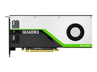 NVIDIA Quadro RTX 4000 - Grafikkort - Quadro RTX 4000 - 8 GB GDDR6 - PCIe 3.0 x16 - 3 x DisplayPort, USB-C - Adaptrar ingår VCQRTX4000-PB