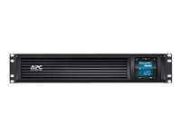 APC Smart-UPS C - UPS (kan monteras i rack) - AC 230 V - 600 Watt - 1000 VA - USB, serial - utgångskontakter: 6 - 2U - svart - med APC SmartConnect - för P/N: AR4018SPX432, AR4024SP, AR4024SPX429, AR4024SPX431, AR4024SPX432, NBWL0356A SMC1000I-2UC