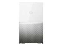 WD My Cloud Home Duo WDBMUT0040JWT - Personlig molnlagringsenhet - 4 TB - HDD 2 TB x 2 - Gigabit Ethernet WDBMUT0040JWT-EESN