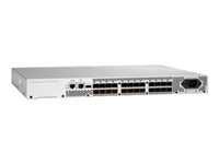 HPE 8/8 (8) Full Fabric Ports Enabled SAN Switch - Switch - Administrerad - 8 x 8 GB fiberkanal SFP+ - rackmonterbar AM867C#ABB