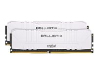 Ballistix - DDR4 - sats - 16 GB: 2 x 8 GB - DIMM 288-pin - 3200 MHz / PC4-25600 - CL16 - 1.35 V - ej buffrad - icke ECC - vit BL2K8G32C16U4W