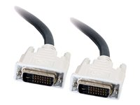 C2G DVI-D M/M Dual Link Digital Video Cable - DVI-kabel - DVI-D (hane) till DVI-D (hane) - 50 cm - svart 81187