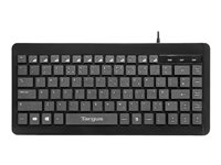 Targus Compact Multimedia - Tangentbord - USB - brittisk - svart AKB631UKZ
