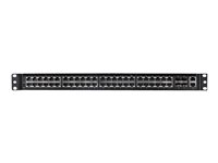 QCT QuantaMesh T1048-LB9 - Switch - L4 - Administrerad - 48 x 10/100/1000 + 4 x 1 Gigabit / 10 Gigabit SFP+ - bakre till främre luftflödet - rackmonterbar 1LB9BZZ0001