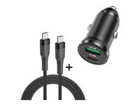 Insmat MOBIS Series - Strömadapter för bil - 30 Watt - 3 A (24 pin USB-C) 520-9720