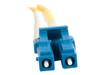 C2G LC-LC 9/125 OS1 Duplex Singlemode PVC Fiber Optic Cable (LSZH) - Patch-kabel - LC enkelläge (hane) till LC enkelläge (hane) - 1 m - fiberoptisk - duplex - 9 / 125 mikrometer - OS1 - halogenfri - gul 85604