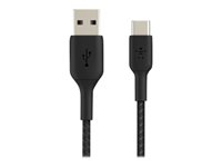 Belkin BOOST CHARGE - USB-kabel - USB-C (hane) till USB (hane) - 2 m - svart CAB002BT2MBK