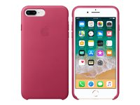 Apple - Baksidesskydd för mobiltelefon - läder - magentarosa - för iPhone 7 Plus, 8 Plus MQHT2ZM/A