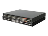 Mellanox Edgecore AS4610-54P v1 - Switch - Administrerad - 40 x 10/100/1000 (PoE+) + 8 x 10/100/1000 (UPOE) + 4 x 10 Gigabit SFP+ (upplänk) - främre till bakre luftflöde - skrivbordsmodell, rackmonterbar - UPOE (1650 W) 4610-54P-O-AC-F-V1