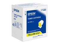 Epson - Gul - original - tonerkassett - för Epson AL-C300; AcuLaser C3000; WorkForce AL-C300 C13S050747