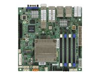 SUPERMICRO A2SDi-TP8F - Moderkort - mini ITX - Intel Atom C3858 - USB 3.0 - 4 x Gigabit LAN, 4 x 10 Gigabit LAN - inbyggda grafiken MBD-A2SDI-TP8F-O