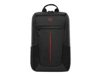 Dell Gaming Lite Backpack 17 - Ryggsäck för bärbar dator - 17" - svart med röda detaljer DELL-GMBP1720E