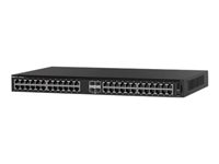 Dell EMC Networking N1148T-ON - Switch - Administrerad - 48 x 10/100/1000 + 4 x 10 Gigabit SFP+ - främre till bakre luftflöde - rackmonterbar 210-AJIU