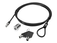 HP Master Keyed Docking Station Cable Lock - Lås för säkerhetskabel - för EliteBook 735 G6, 745 G6, 840 G6; ProBook 640 G5, 650 G5; ZBook Firefly 14 G7, 15 G7 AY474AA