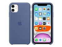Apple - Baksidesskydd för mobiltelefon - silikon - linneblått - för iPhone 11 MY1A2ZM/A