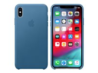 Apple - Baksidesskydd för mobiltelefon - läder - Cape Cod-blå - för iPhone XS Max MTEW2ZM/A