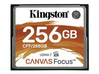 Kingston Canvas Focus - flash-minneskort - 256 GB - CompactFlash CFF/256GB
