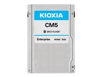 KIOXIA CM5-R Series KCM51RUG15T3 - Solid state drive - 15360 GB - inbyggd - 2.5" SFF - PCI Express 3.0 x4 (NVMe) KCM51RUG15T3