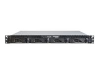 NETGEAR ReadyNAS 2304 - NAS-server - 4 fack - kan monteras i rack - RAID 0, 1, 5, 6, 10, JBOD - RAM 2 GB - Gigabit Ethernet - iSCSI RR230400-100NES