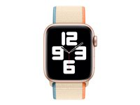Apple 40mm Sport Loop - Klockrem för smart klocka - Vanlig storlek - kräm - för Watch (38 mm, 40 mm) MY9Y2ZM/A