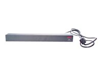 APC Basic Rack-Mount PDU - Grenuttag (kan monteras i rack) - AC 208/230 V - ingång: IEC 60320 C20 - utgångskontakter: 12 (IEC 60320 C13) - 1U - 19" - 2.5 m - svart - för P/N: AR109SH4, SCL400RMJ1U, SCL500RMI1UC, SCL500RMI1UNC, SMTL1000RMI2UC, SMTL750RMI2UC AP9565