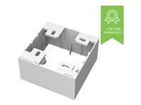 VISION TechConnect 3 1-Gang UK Backbox - Bakstycke - vit - 1-gang TC3 BACKBOX1G