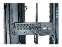 APC Metered Rack PDU AP7822B - Kraftdistributionsenhet (kan monteras i rack) - AC 200/208/230 V - ingång: IEC 60309 32A - utgångskontakter: 16 (IEC 60320 C13, IEC 60320 C19) - 2U - 3.66 m - för P/N: SCL400RMJ1U, SCL500RMI1UC, SCL500RMI1UNC, SMTL1000RMI2UC, SMTL750RMI2UC AP7822B