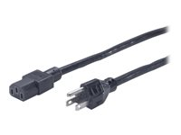 APC - Strömkabel - NEMA 5-15 (hane) till IEC 60320 C13 - AC 120 V - 2.44 m - svart - för P/N: SCL400RMJ1U, SCL500RM1UC, SCL500RM1UNC, SMT1000JOS6, SMTL1000RM2UC, SMX2KR2UNCX145 AP9893
