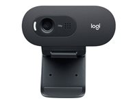 Logitech C505e - Webbkamera - färg - 720p - fast lins - ljud - USB 960-001372