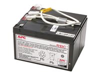 APC Replacement Battery Cartridge #109 - UPS-batteri - 1 x Bly-syra - träkol - för P/N: BN1250LCD, BR1200G-JP, BR1200LCDI, BR1500LCD, BR1500LCDI, BX1300LCD, BX1500LCD APCRBC109