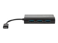 Targus - Hubb - 3 x SuperSpeed USB 3.0 + 1 x 1000Base-T - skrivbordsmodell ACH230EUZ